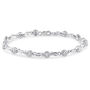 Diamond Bracelet in Sterling Silver &#40;1/10 ct. tw.&#41;