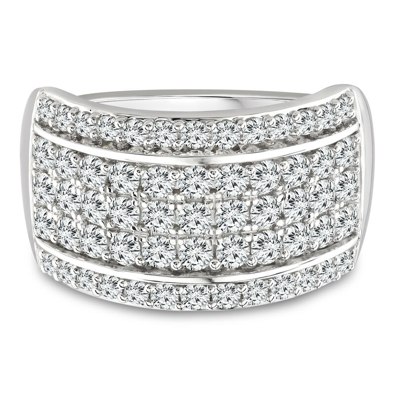 Diamond Five-Row Ring in 14K Gold &#40;1 1/2 ct. tw.&#41;