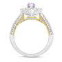 Margaux Rose de France Amethyst Engagement Ring with Diamonds in 14K Gold &#40;3/4 ct. tw.&#41;