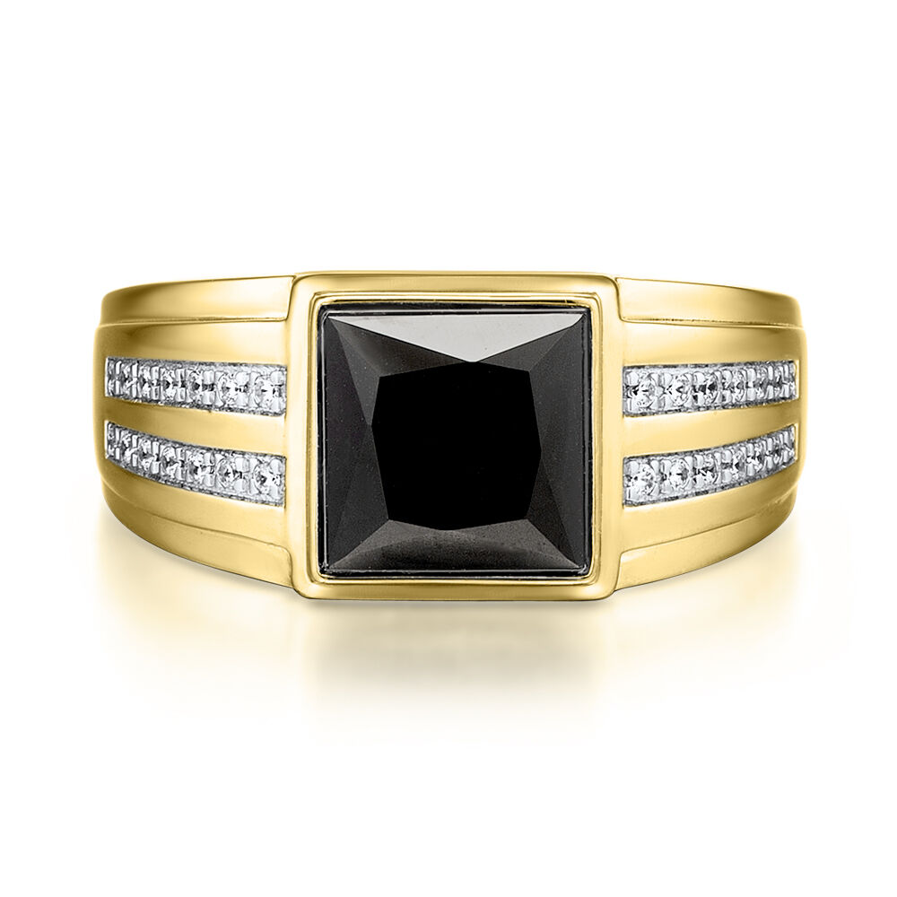 Leoie Simple Crystal Square Rings for Women Jewelry Black Diamond 9# :  Amazon.in: Jewellery