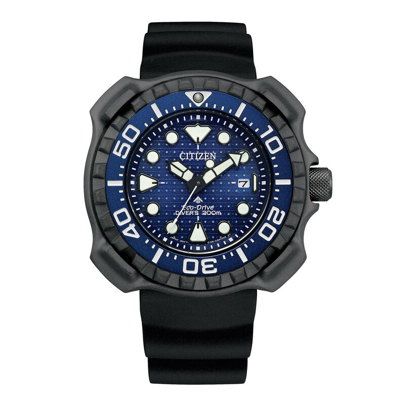 Men&rsquo;s Promaster Eco-Drive Dive Watch in Gray Titanium and Black Polyurethane