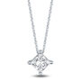 Lab Grown Diamond  Princess-Cut Solitaire Pendant in 14K White Gold &#40;1 ct. tw.&#41; 