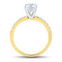 1/3 ct. tw. Lab Grown Diamond Semi-Mount Engagement Ring in 14K Yellow Gold &#40;Setting Only&#41;