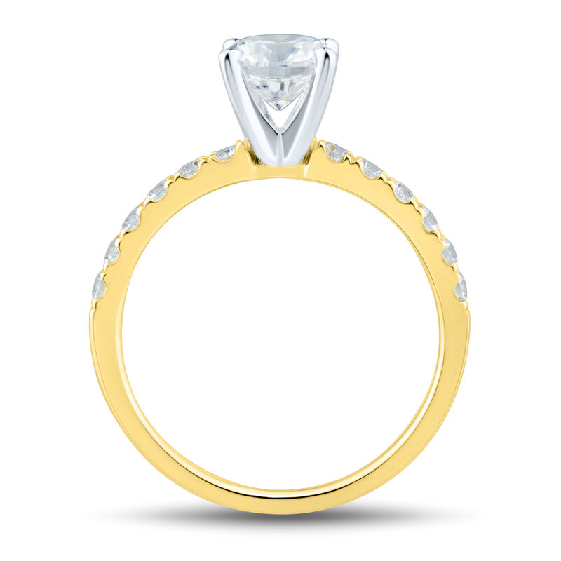 1/3 ct. tw. Lab Grown Diamond Semi-Mount Engagement Ring in 14K Gold &#40;Setting Only&#41;
