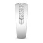 Men&#39;s Lab Grown Diamond Channel-Set Band in 10K White Gold &#40;1 1/2 ct. tw.&#41;