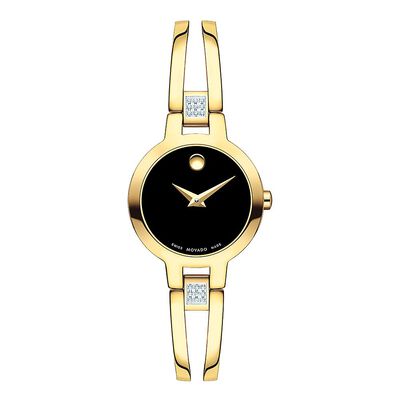 Amorosa Diamond Women’s Watch in Yellow Gold-Tone Ion-Plated Stainless Steel, 24mm Case