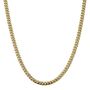 Domed Curb Chain in 14K Yellow Gold, 24&quot;