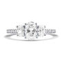 Aspen Oval Lab Grown Diamond Engagement Ring in Platinum &#40;1 3/4 ct. tw.&#41;