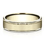 Men&#39;s Band in 10K Yellow Gold, 6MM
