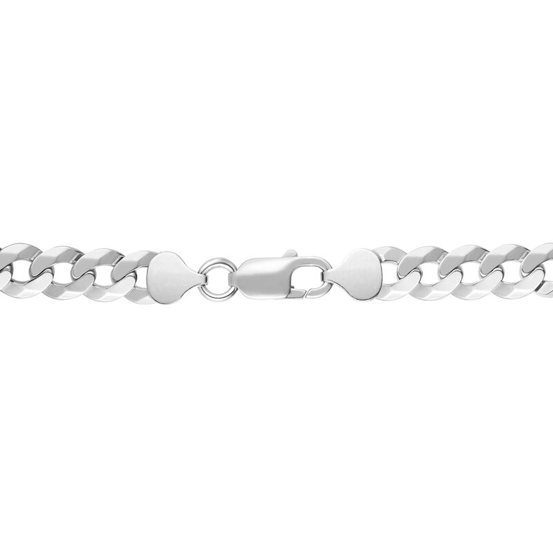 Men&#39;s Curb Chain in Sterling Silver, 24&quot;