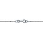 Bead Chain in 14K White Gold, 18&quot;