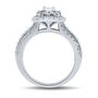 2 ct. tw. Diamond, Double Halo Engagement Ring in 14K White Gold