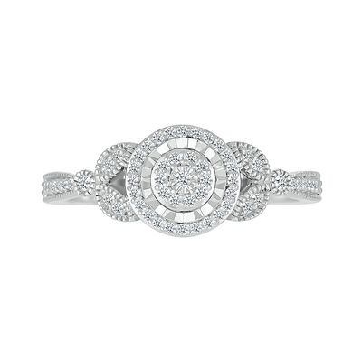 Diamond Promise Ring in Sterling Silver (1/6 ct. tw.)