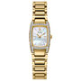 Ladies&#39; Watch and Bracelet Box Set in Gold-Tone Plated Stainless Steel