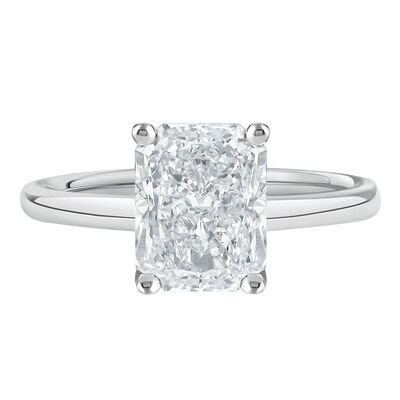 Lab Grown Diamond Radiant-Cut Solitaire Ring in 14K Gold (3 ct.)