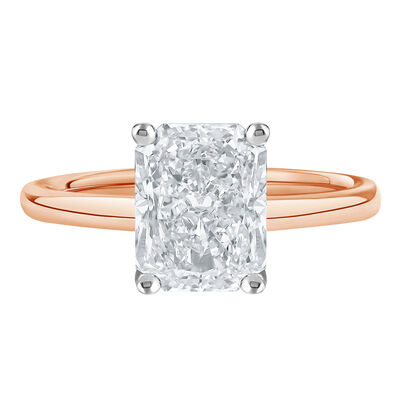 Lab Grown Diamond Radiant-Cut Solitaire Ring (3 ct.)