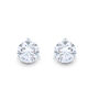 Lab Grown Diamond Martini Stud Earrings in 14K White Gold &#40;1 ct. tw.&#41; 