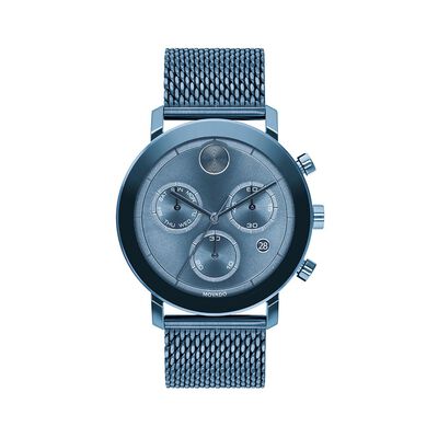 Evolution Men’s Watch in Blue Ion-Plated Stainless Steel, 42mm