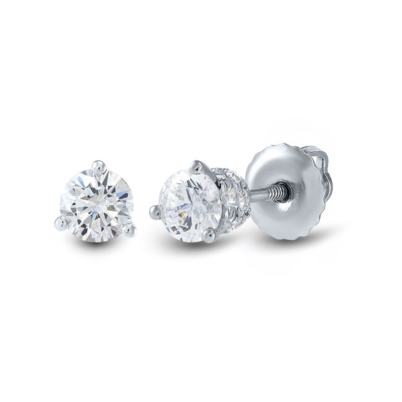 Lab Grown Diamond Earrings in Platinum