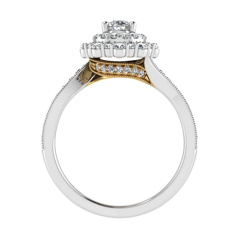 Zac Posen 1 ct. tw. Diamond Engagement Ring in 14K White Gold