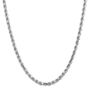 Diamond Cut Rope Chain in 14K White Gold, 28&quot;