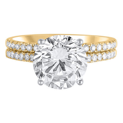 Lab Grown Diamond Wedding Set in 14K Yellow Gold (3 ½ ct. tw.)