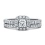 1 ct. tw. Diamond Engagement Ring Set in 14K White Gold