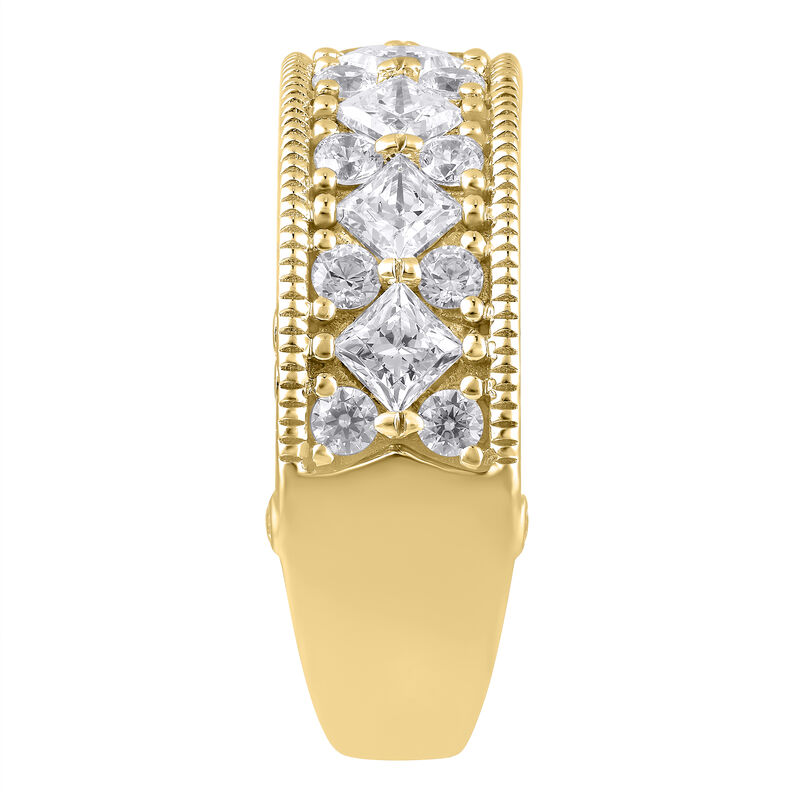 Ottavia Princess-Cut and Round Lab Grown Diamond Band in 14K Yellow Gold &#40;2 ct. tw.&#41;