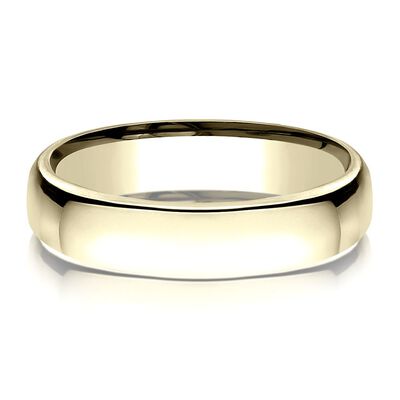 Wedding Band in 14K Yellow Gold, 4.5MM