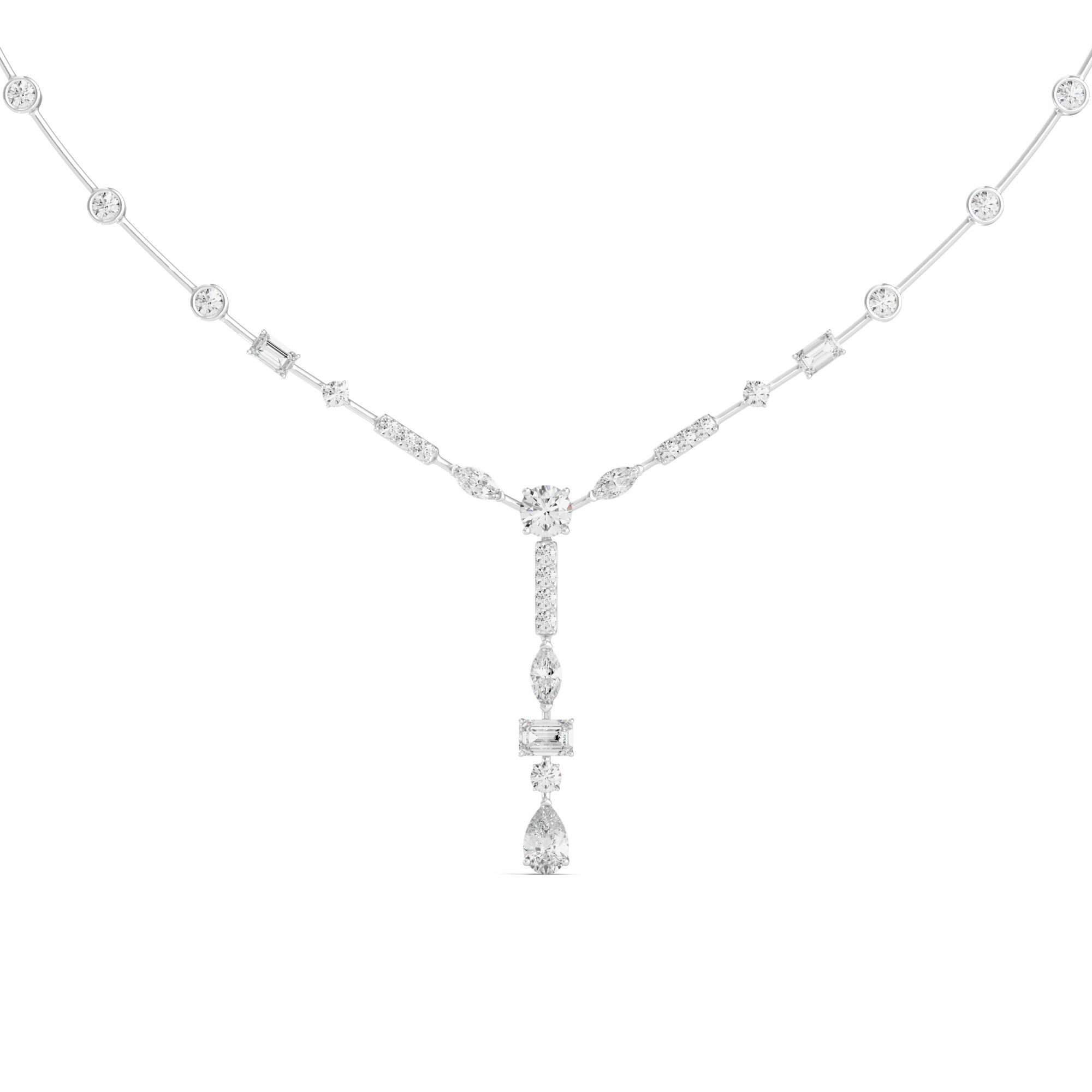 18k Saudi White Gold(Necklace) AU750 | Shopee Philippines
