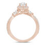 Lab Grow Diamond Marquise-Cut Halo Engagement Ring in 14K Gold &#40;1 1/2 ct. tw.&#41;