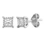 Princess-Cut Diamond Illusion Stud Earrings &#40;1/2 ct. tw.&#41;