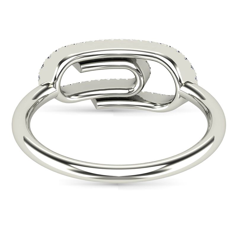 Diamond Paperclip Ring in 14K Gold &#40;1/10 ct. tw.&#41;  
