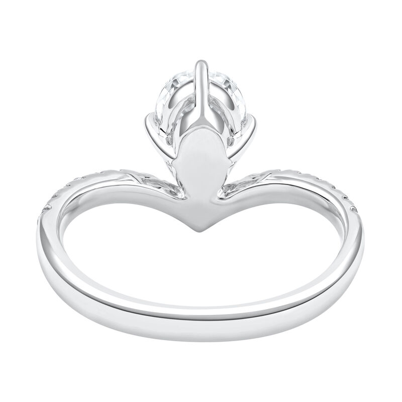Stella Chevron Lab Grown Diamond Engagement Ring in 14K Gold &#40;1 1/4 ct. tw.&#41;