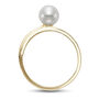 Freshwater Cultured Pearl Wrap Ring in 14K Yellow Gold