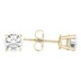 1 ct. tw. Round Diamond 4-Prong Stud Earrings in 14K Yellow Gold