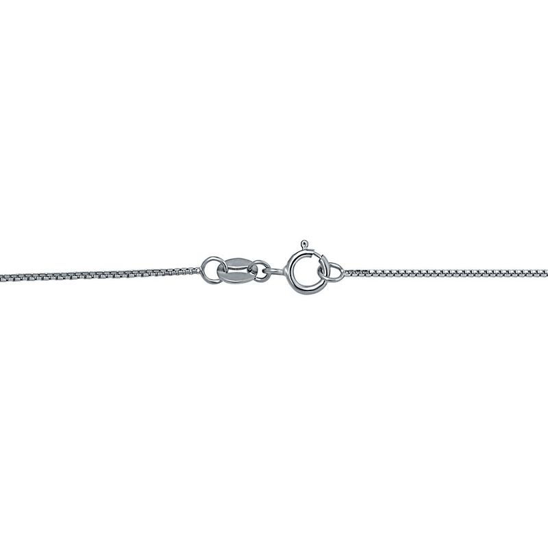Box Chain in 14K White Gold, 16&quot;