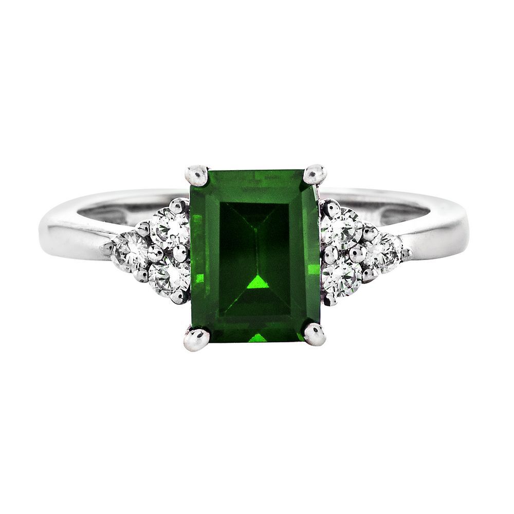 Two-Tone Colombian Emerald Ring