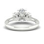 Aspen Oval Lab Grown Diamond Engagement Ring in Platinum &#40;1 3/4 ct. tw.&#41;