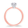 Lab Grown Diamond Pear-Shaped Solitaire Engagement Ring in 14K Rose Gold &#40;1 ct.&#41;