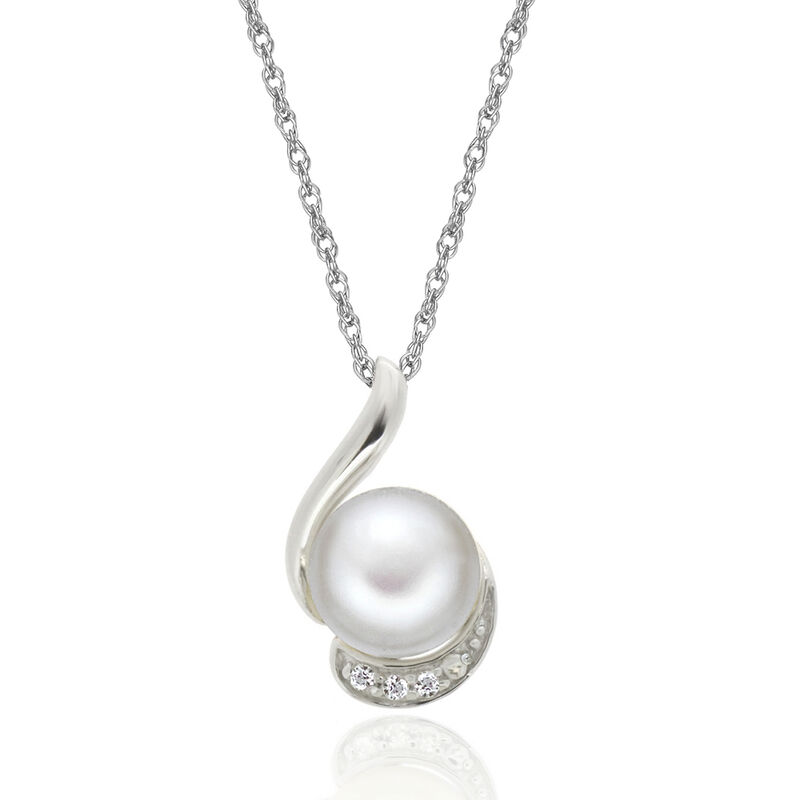 Gingiberi Pearl necklace Sterling Silver necklace gift for women