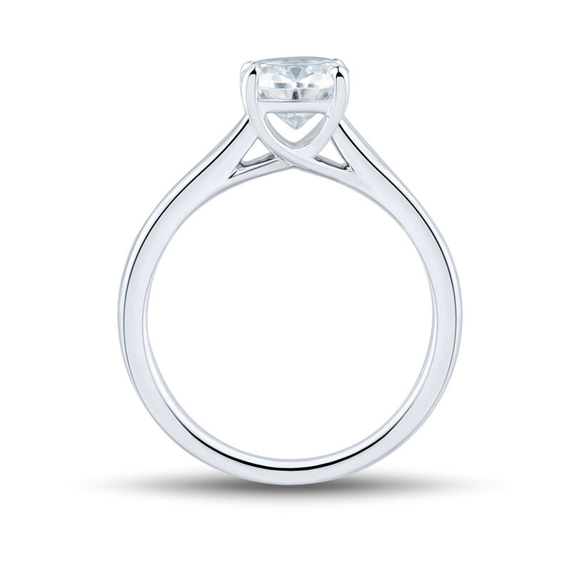 lab grown diamond oval-cut solitaire engagement ring in 14k white gold &#40;1 1/2 ct.&#41;