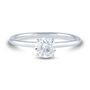 Lab Grown Diamond Hidden Halo Engagement Ring in Platinum &#40;7/8 ct. tw.&#41;