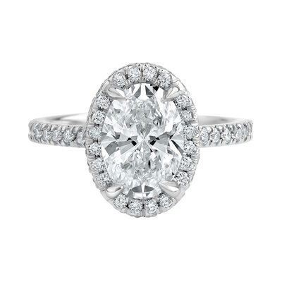 Perry Lab Grown Diamond Oval Engagement Ring (2 5/8 ct. tw.)
