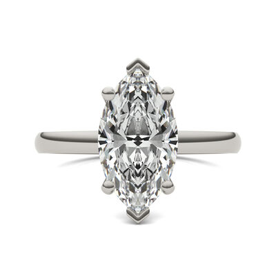Lab-Created Moissanite Solitaire Engagement Ring (2-1/5 ct. tw.)