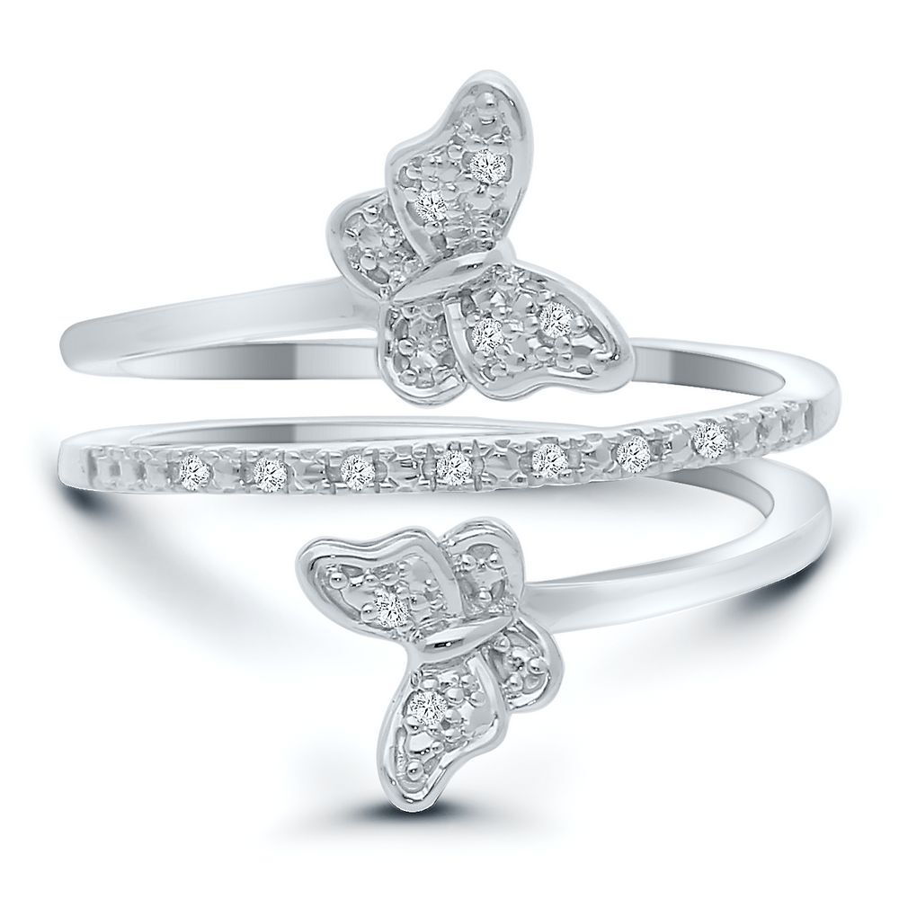 Classic Butterfly Diamond Ring, White Gold - Graff