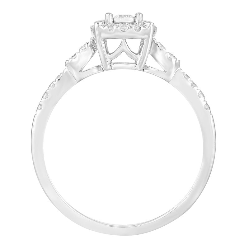 Diamond Promise Ring in 10K White Gold &#40;1/4 ct. tw.&#41; 