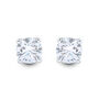 Lab Grown Diamond Round Stud Earrings In 14K White Gold &#40;2 ct. tw.&#41;