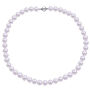 Cultured Freshwater Pearl Necklace in Sterling Silver, 9-10mm, 18&rdquo;