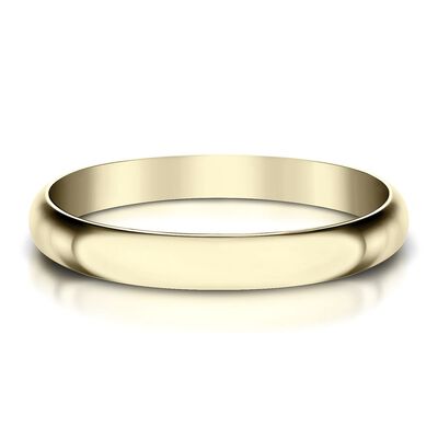 Wedding Band in 10K Gold, 2MM